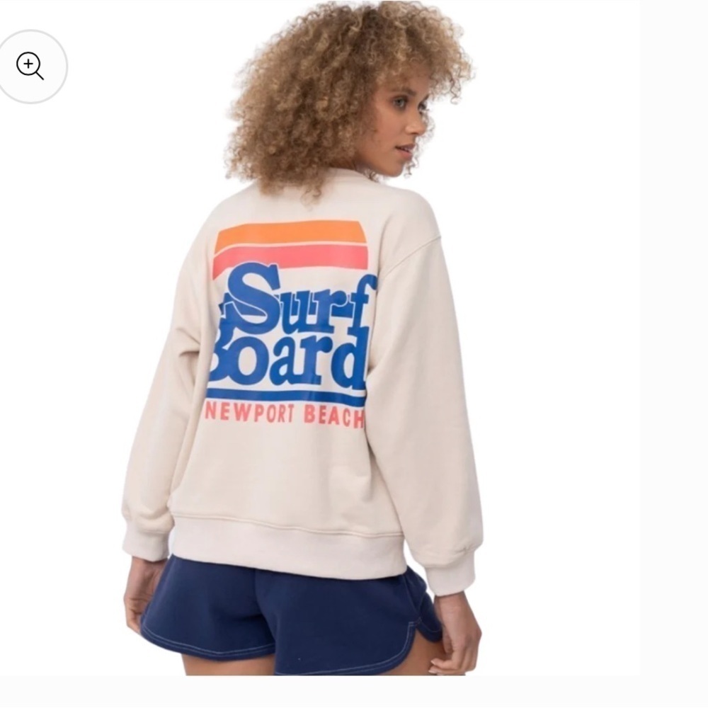 The Greii LA Surf Board Crew Sweatshirt Size Medium